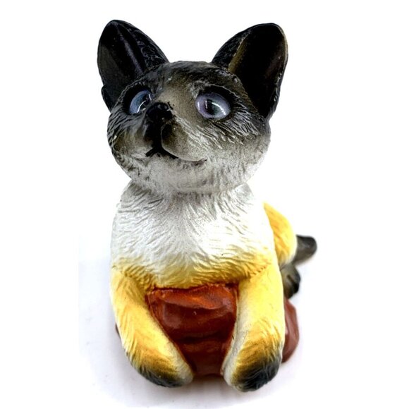 New Ray Novelty Cats Hollow Rubber Figure 3" Lot of 2 1990 - Picture 3 of 10